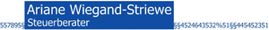 Ariane Wiegand-Striewe Steuerberater